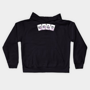 Ace Pride Hand of Cards Kids Hoodie